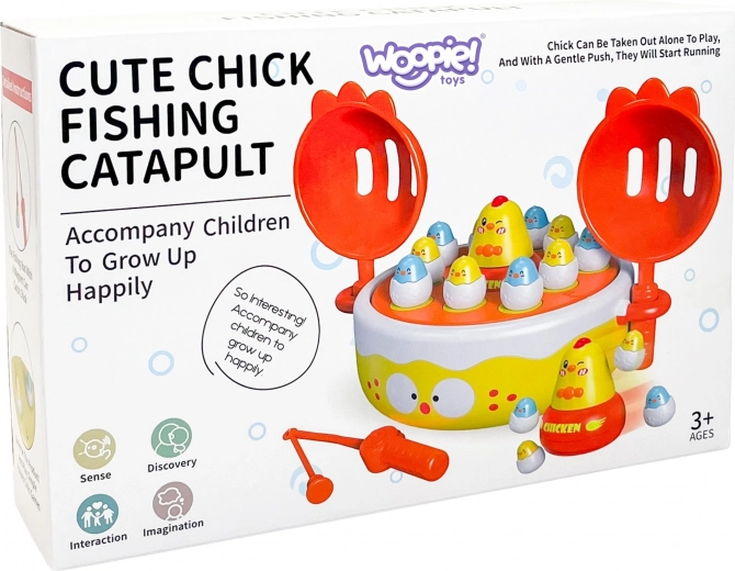 Katapult ja püüdmine kühvlitega