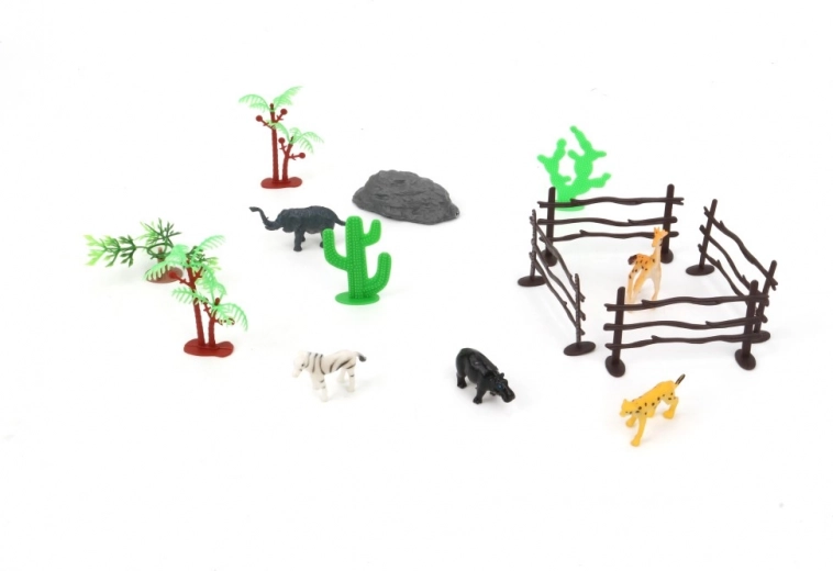 Imaginative play with safari scenes