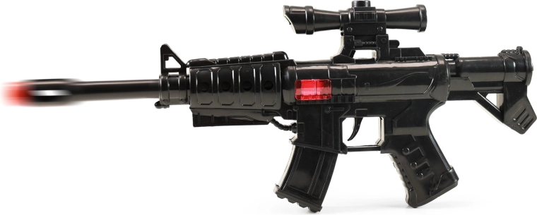 Plastikust automaat turvaliseks action-mänguks