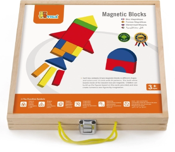 Kahepoolne magnettahvel kohvris