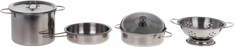 Realistlikud roostevabast terasest nõud