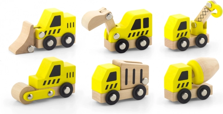 6 populaarse ehitussõiduki komplekt