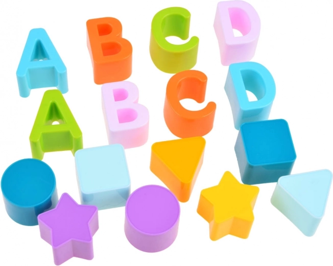 Learning through play: shapes, colors, and first letters