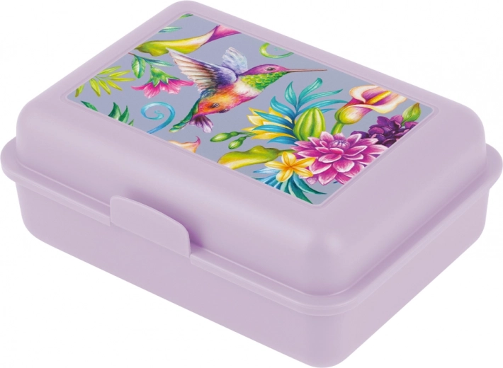 Purple color and Hummingbird design