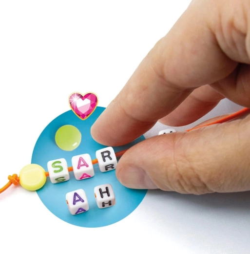 Create name bracelets and necklaces