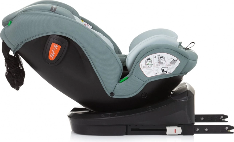 ISOFIX + Top Tether for maximum stability