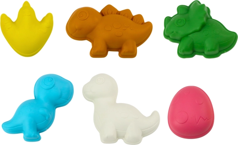 6 dinosaurusevormi loovaks mänguks