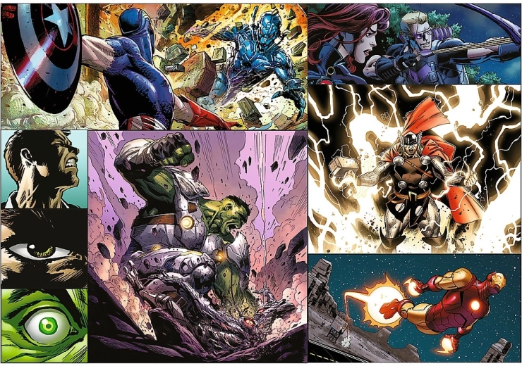 Erksad koomiksilikud illustratsioonid