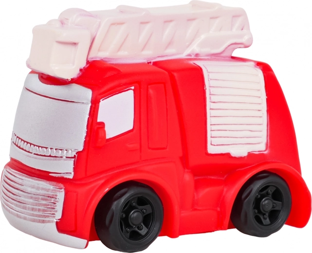 Soft silicone fire engine toy car