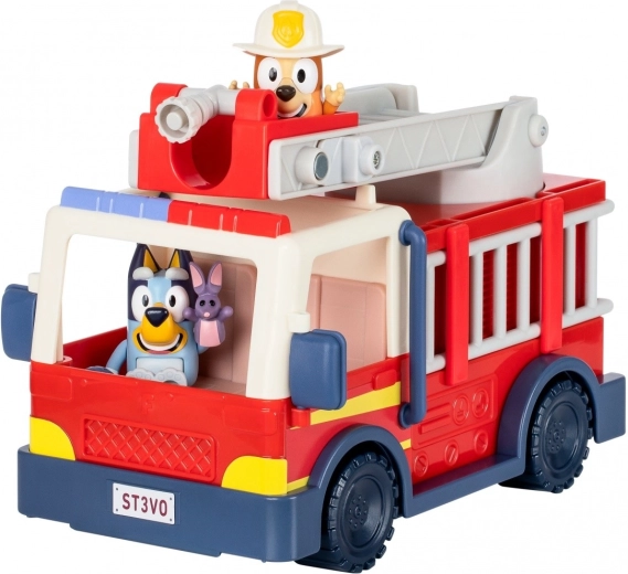 Interactive fire truck ladder