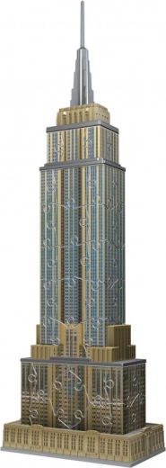 Detailed miniature of the Empire State Building