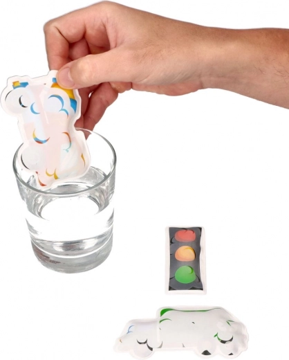 Magic of color change in water