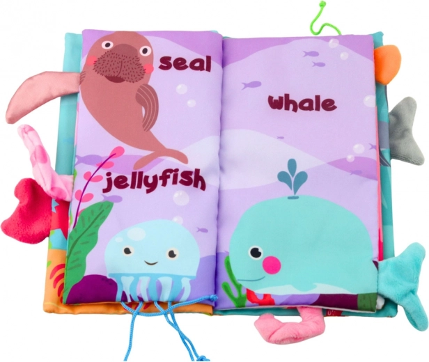Colorful illustrations of sea animals