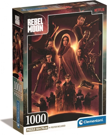 Epic REBEL MOON artwork with poster