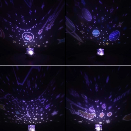 Fairy-tale projections for peaceful falling asleep