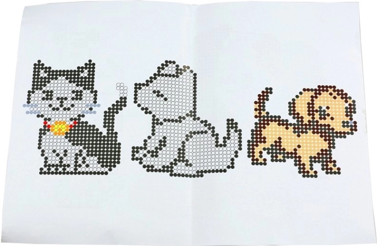 Inspiring templates with animal designs: dog and cat