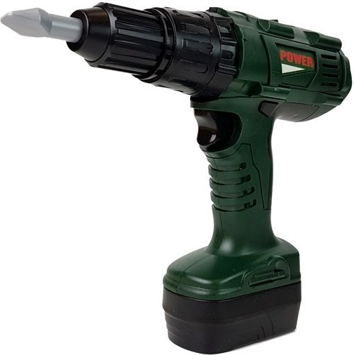 Realistic battery-powered drill with sound