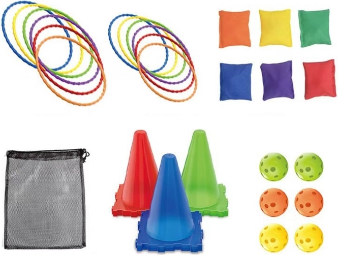 3-ühes: rõngad, kotikesed ja pallid