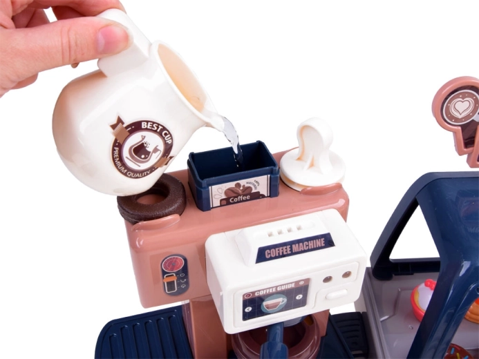 Kohvimasin veevoolu ja realistlike efektidega