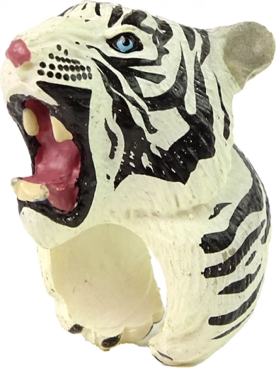 Realistlik valge tiigri disain