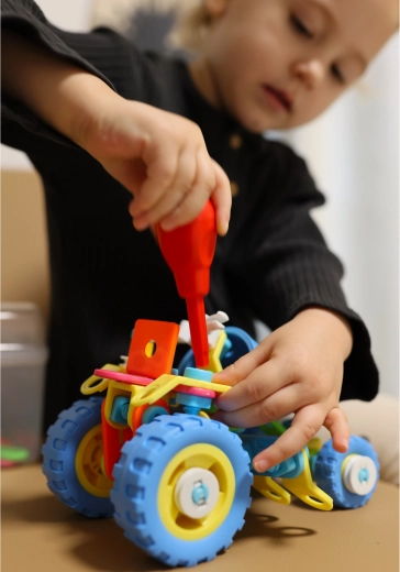 Intuitiivne kruvitav süsteem lihtsaks kokku panemiseks