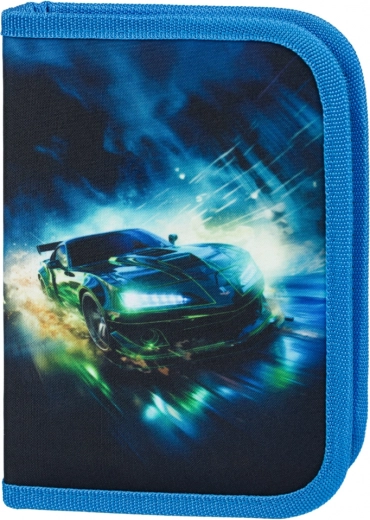 Ühekorruseline pinal YKK lukuga ja võidusõidumustriga