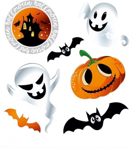 Cheerful Halloween motifs