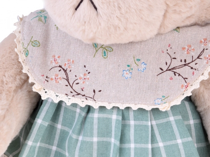 Vintage-kleit pitsi ja lillelise kraega