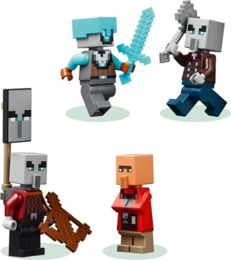 Neli minifiguuri ja rikkalik varustus
