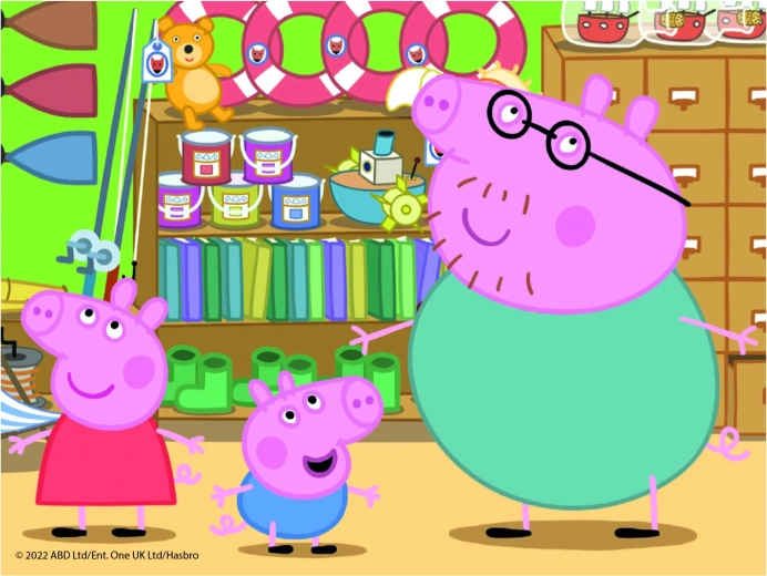 Six cheerful pictures with PEPPA