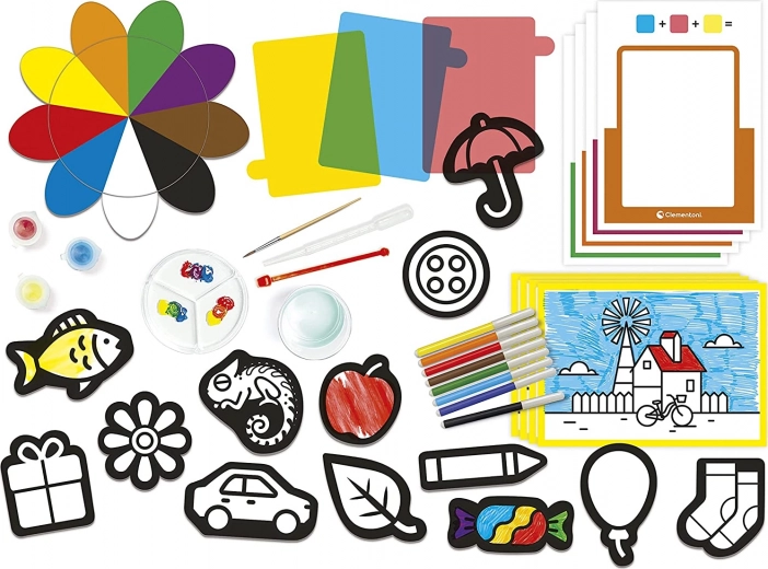 Erinevad kujundid ja värvimislehed