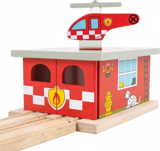 Aktsioonirohke heliväljak ja helikopter komplektis