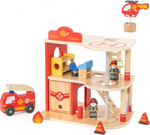 Kolmekorruseline mängukeskus heliportiga