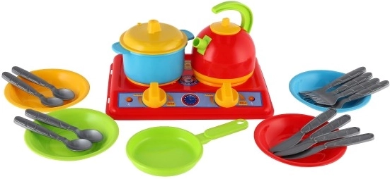 Kahe keeduplaadiga pliit realistlikuks mänguks