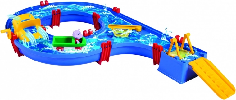 Interactive play with current and sluices