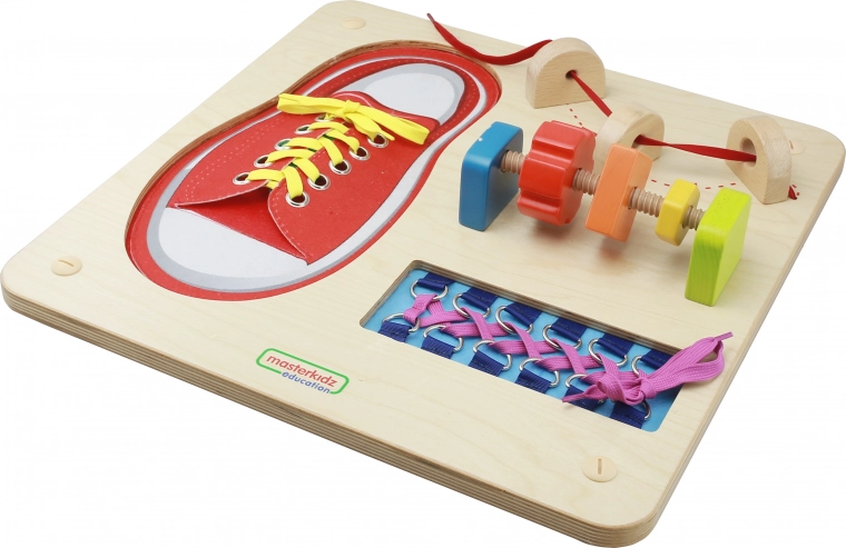 Colorful wooden nuts for grip training
