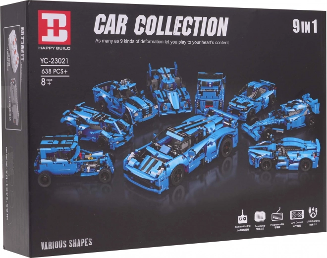 9 models in one building kit