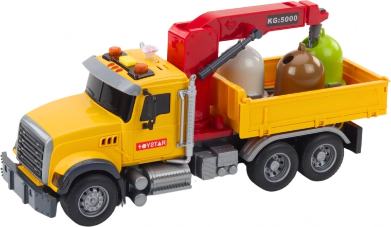 Movable crane for loading containers
