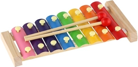 Värvilised metalllamellid lihtsaks helide õppimiseks