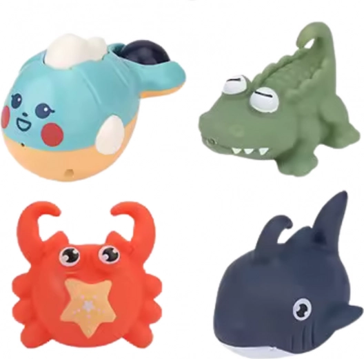 Floating and squirting sea animals