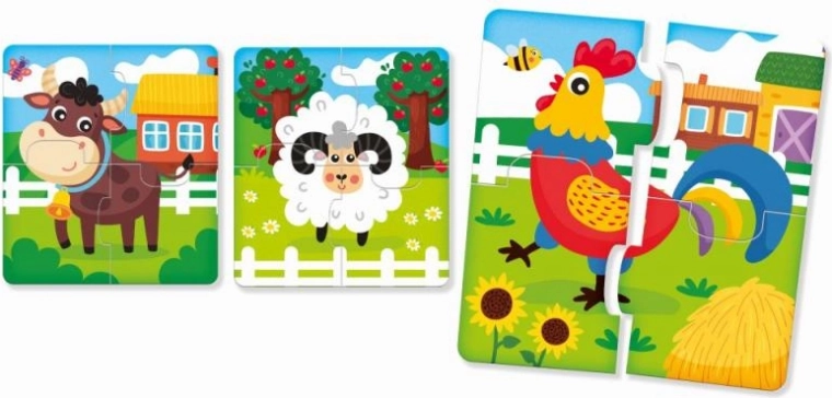 Värvilised lihtsad pusled