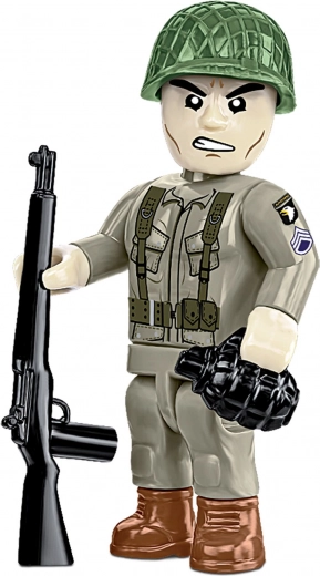 Kaks sõduri minifiguuri varustusega