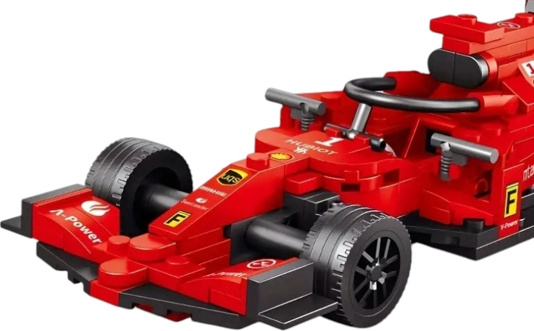 266 pieces for a realistic race car