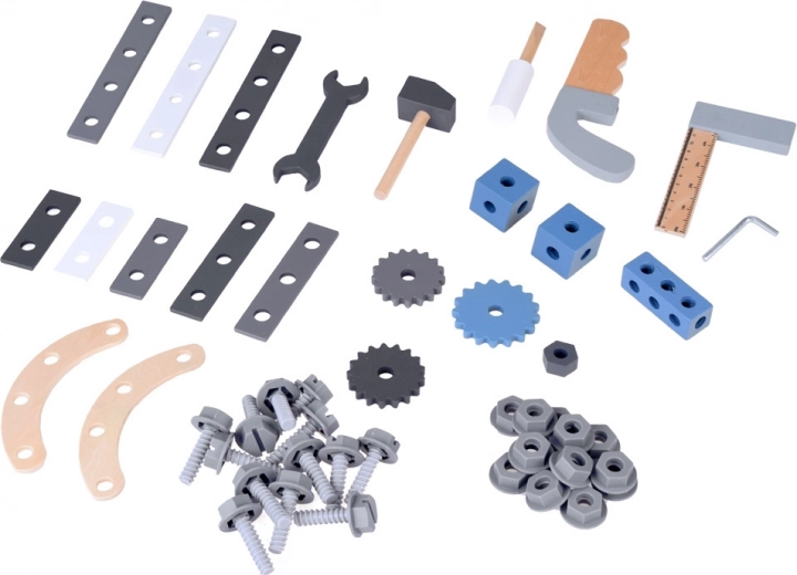 Rikkalik tööriista- ja detailikomplekt