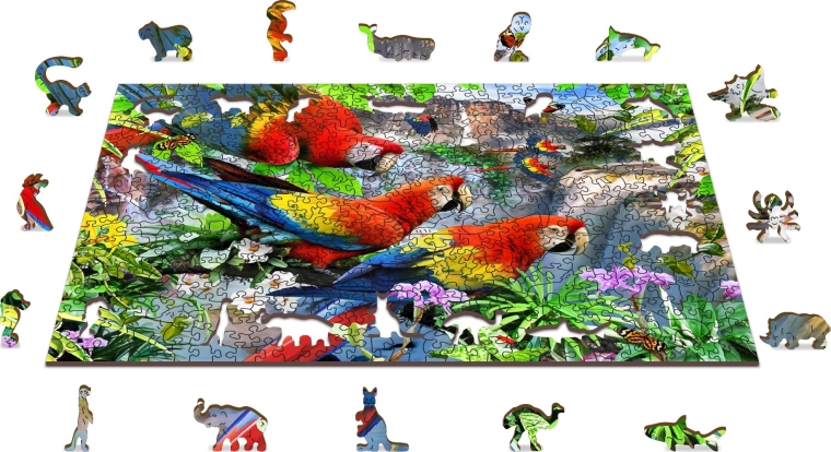 Unique piece shapes that come to life