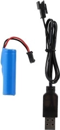 Rechargeable battery pack with USB charging