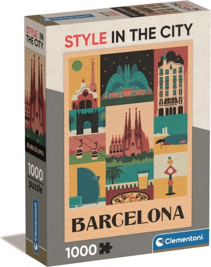 Iconic Barcelona in 1000 pieces
