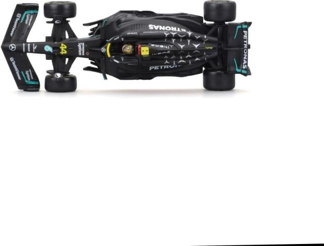 Realistic details of the W14 in 1:43 scale