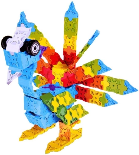 Build a beautiful peacock
