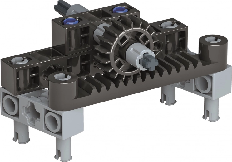 Working gears and moving parts